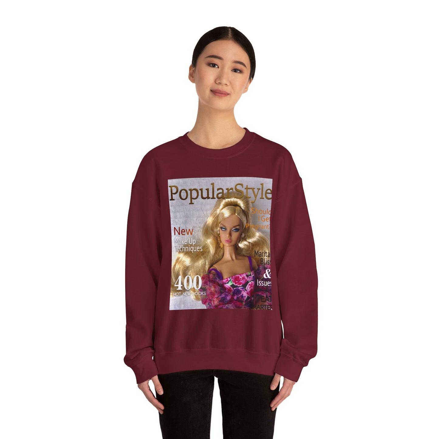 Fashion Graphic Crewneck Sweatshirt