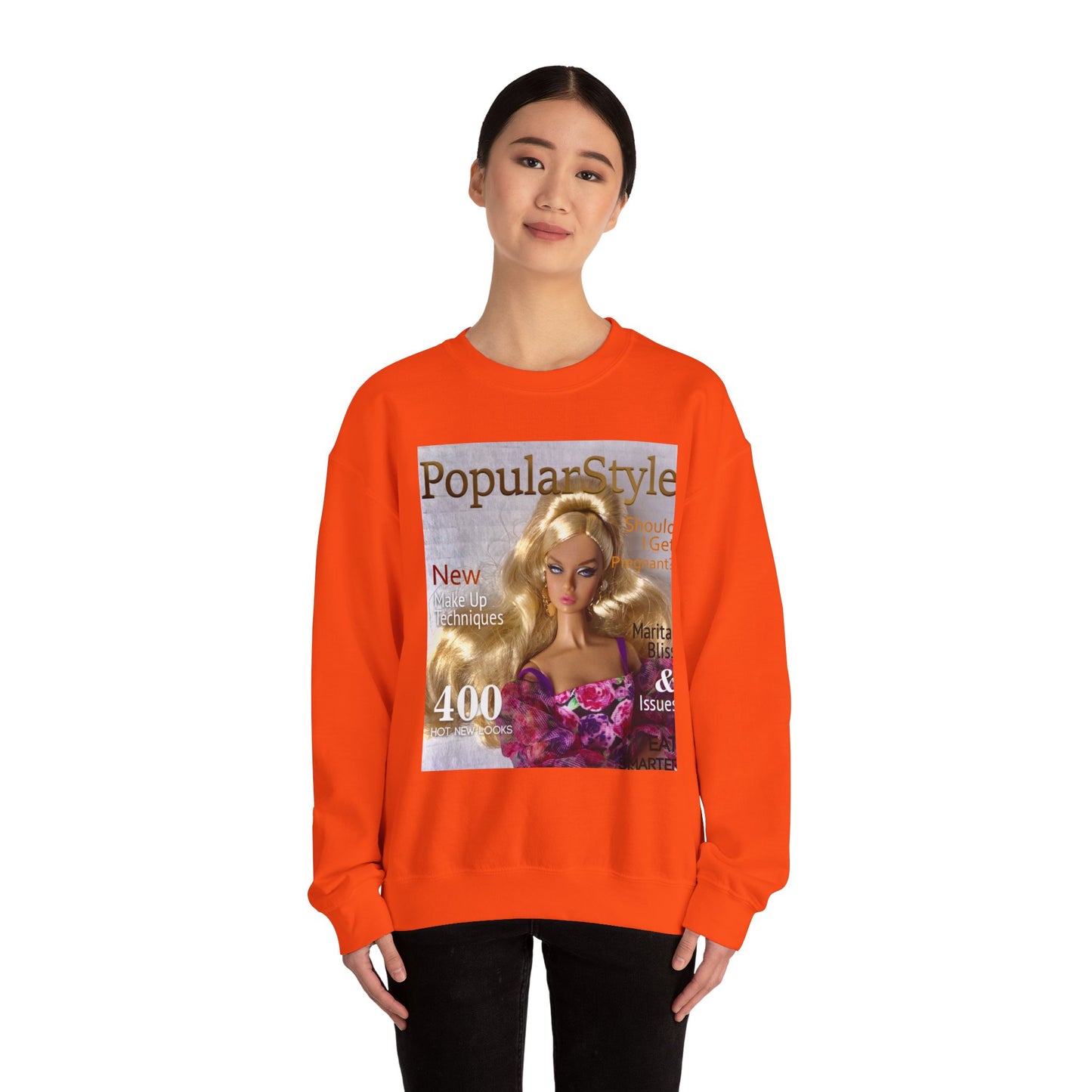 Fashion Graphic Crewneck Sweatshirt