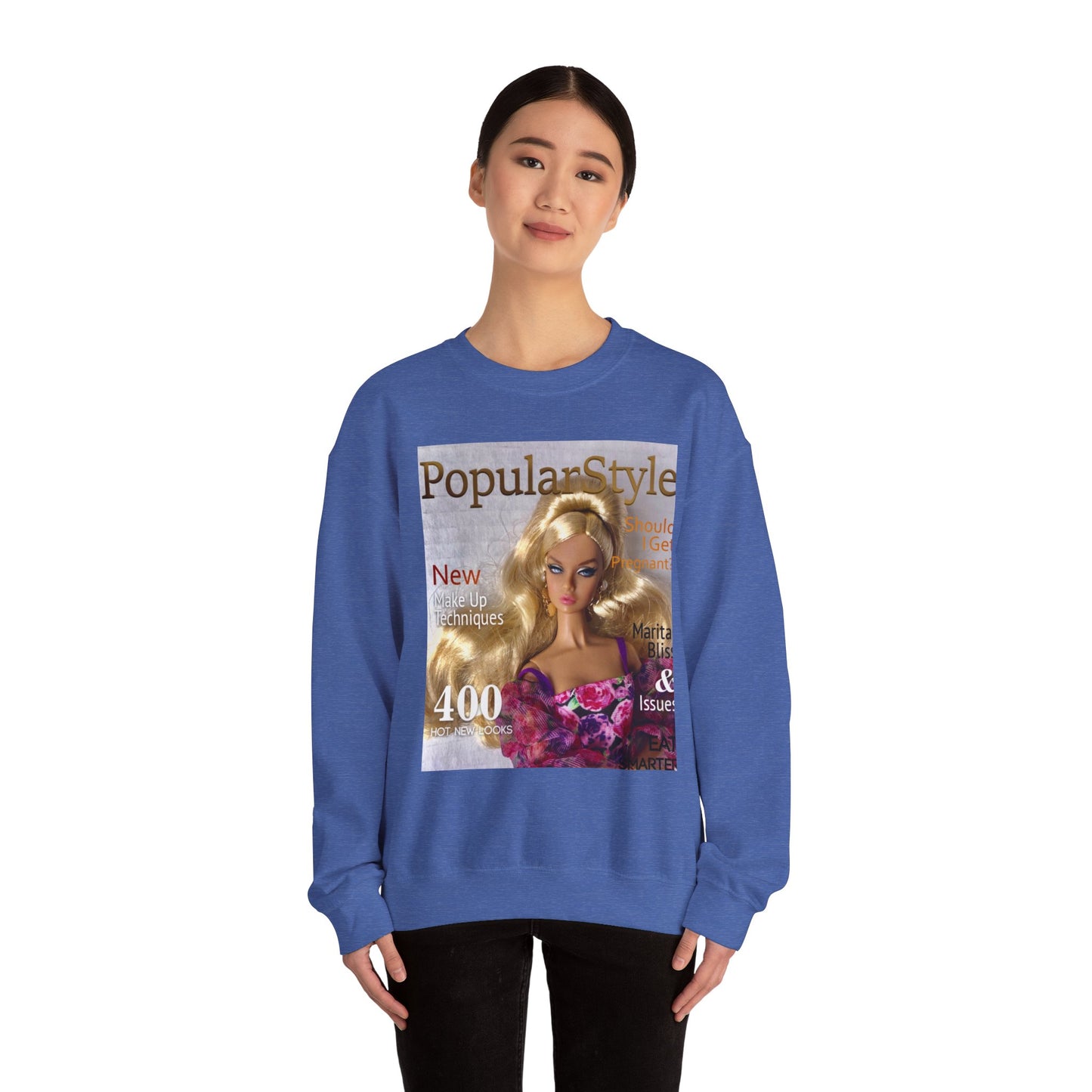 Fashion Graphic Crewneck Sweatshirt