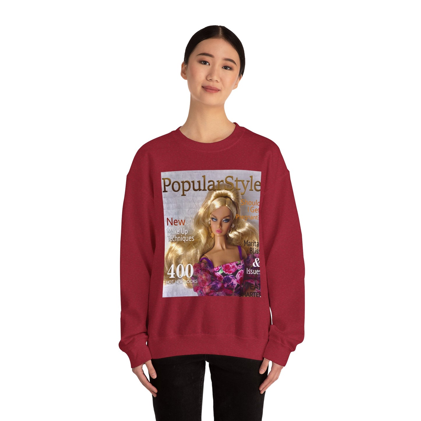 Fashion Graphic Crewneck Sweatshirt