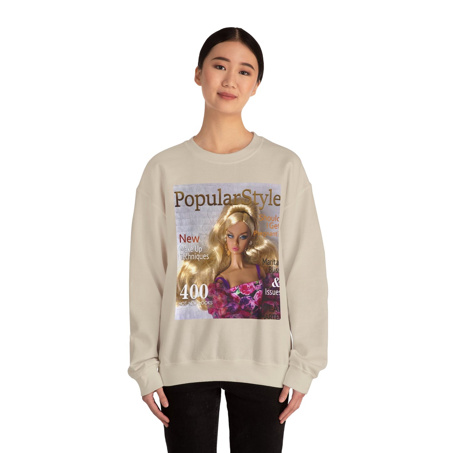 Fashion Graphic Crewneck Sweatshirt