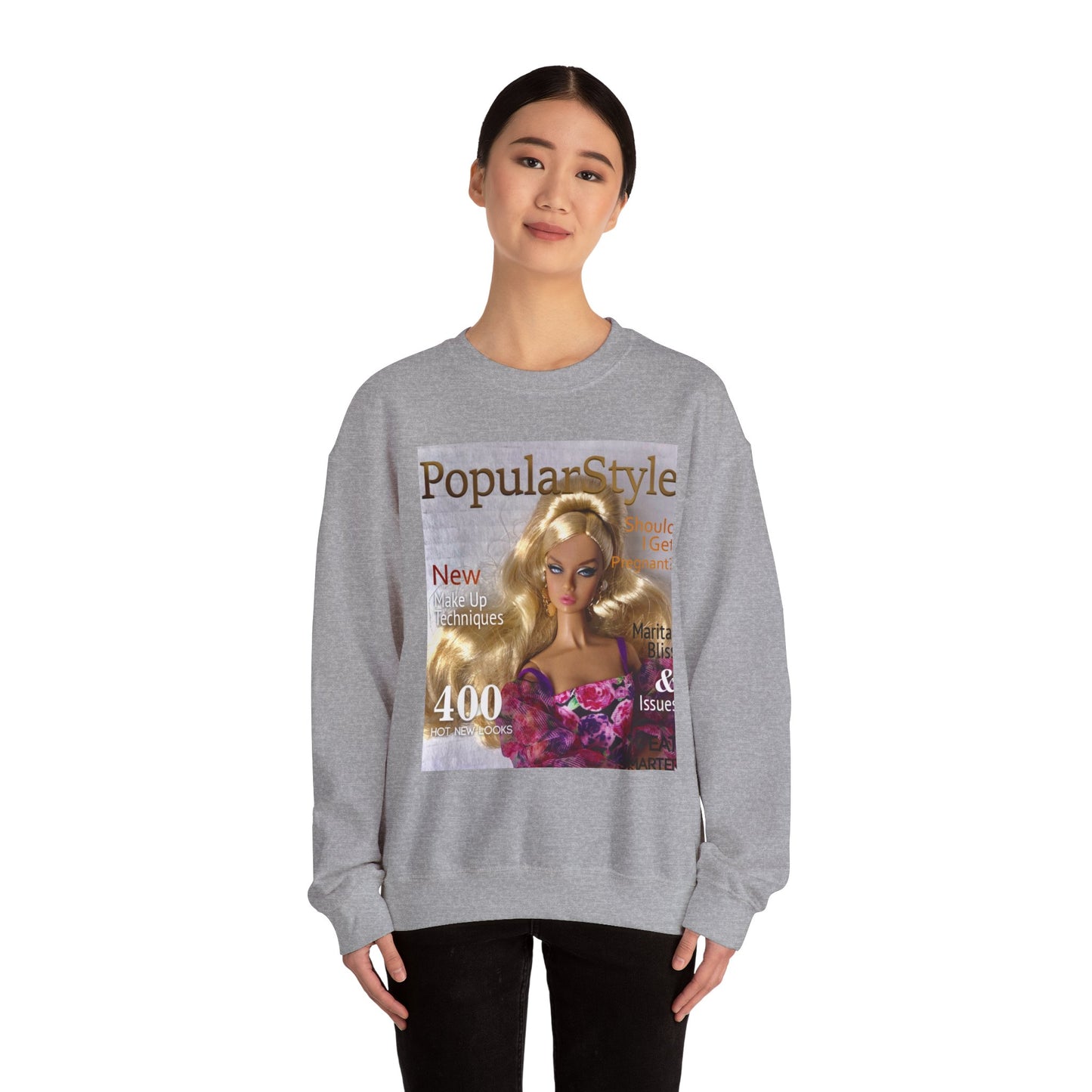 Fashion Graphic Crewneck Sweatshirt