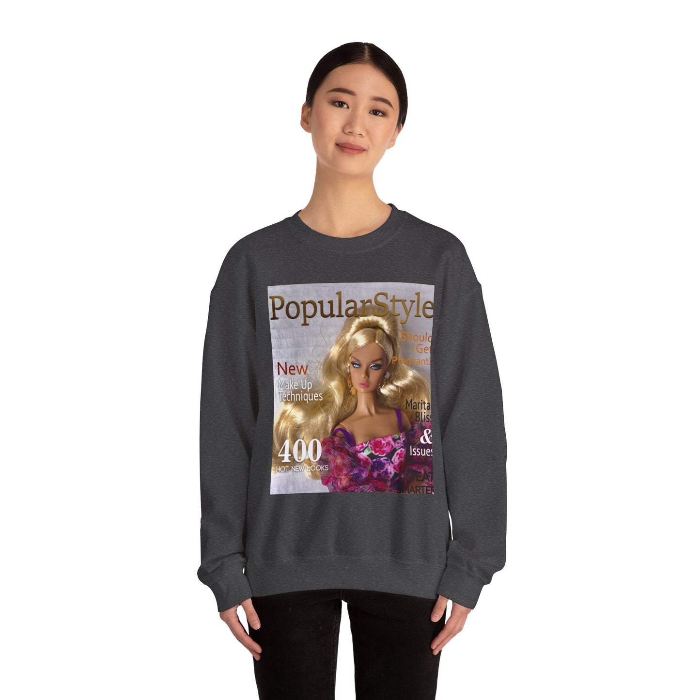 Fashion Graphic Crewneck Sweatshirt