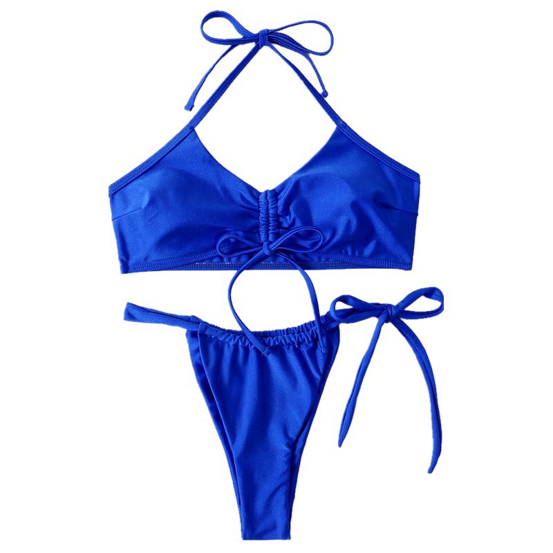 Swimwear Neck Hanging Two-piece Set