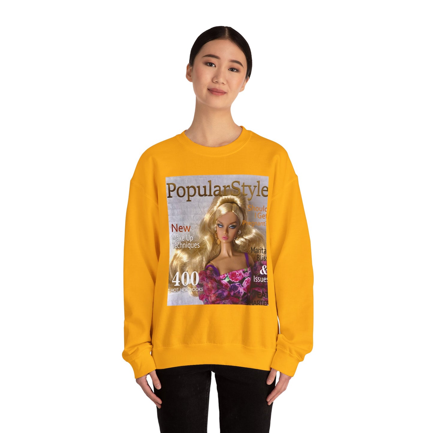 Fashion Graphic Crewneck Sweatshirt