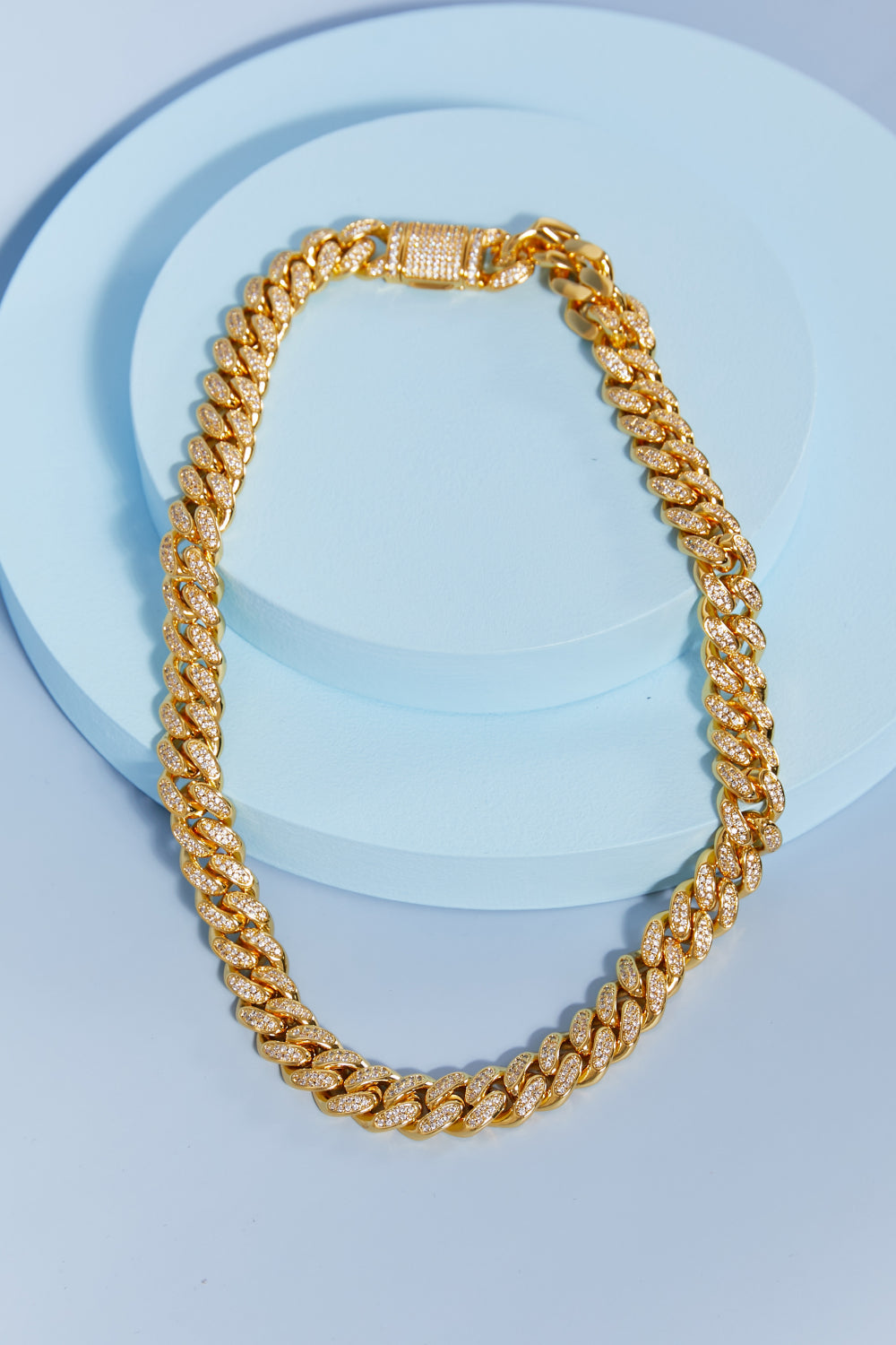 Brass Curb Chain Necklace | Gold Chain Necklace | The Puchii Shop