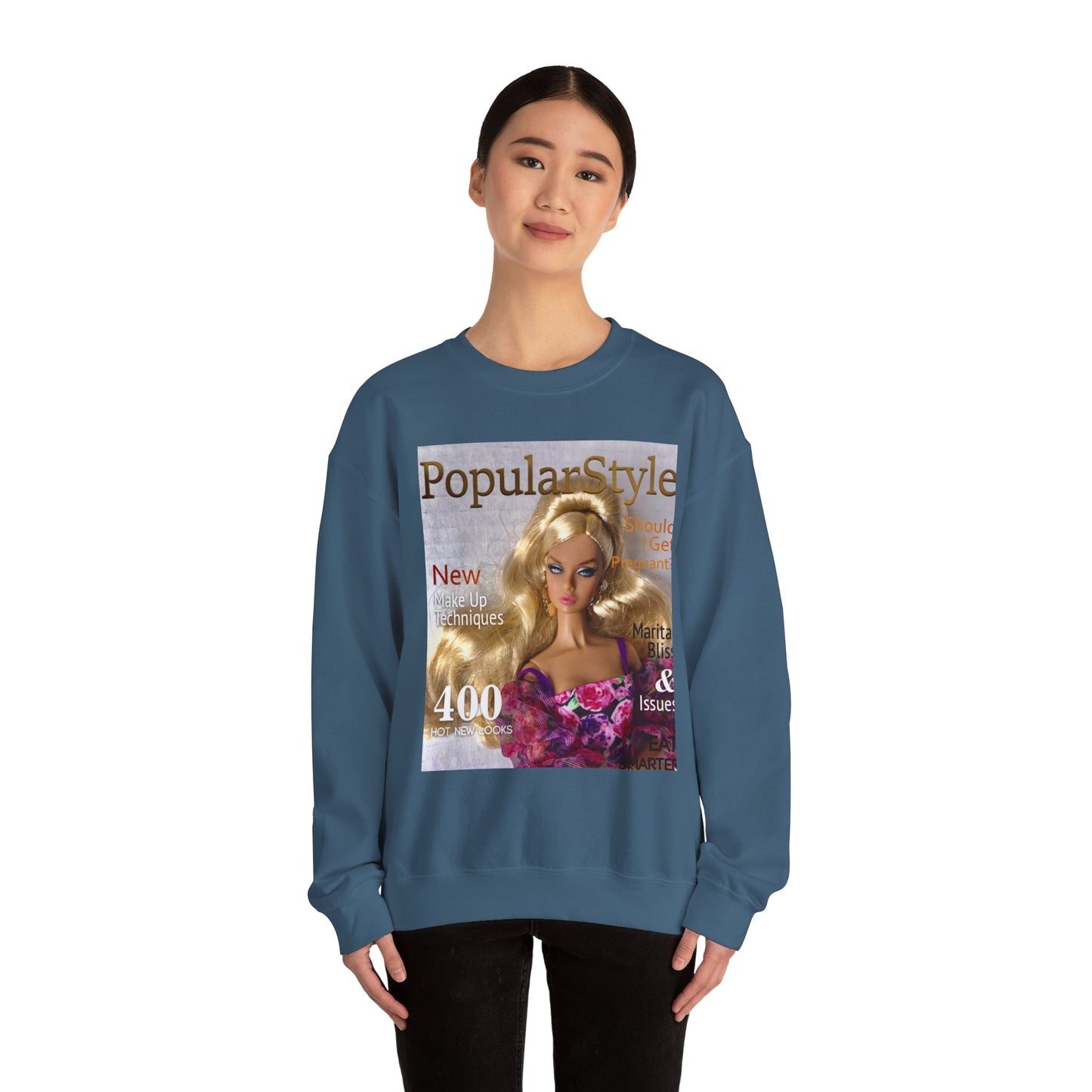 Fashion Graphic Crewneck Sweatshirt