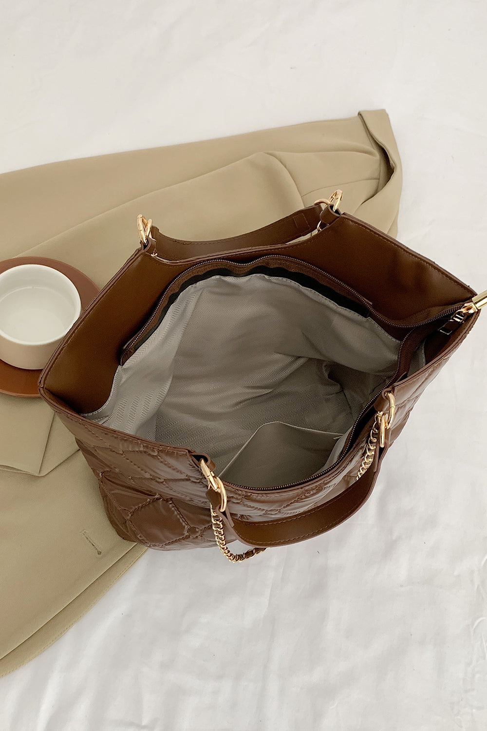 Slim Quilted Handbag