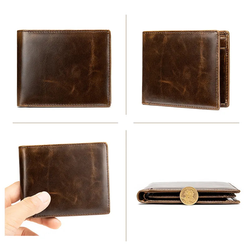 Men's Wallet 100% Genuine Leather