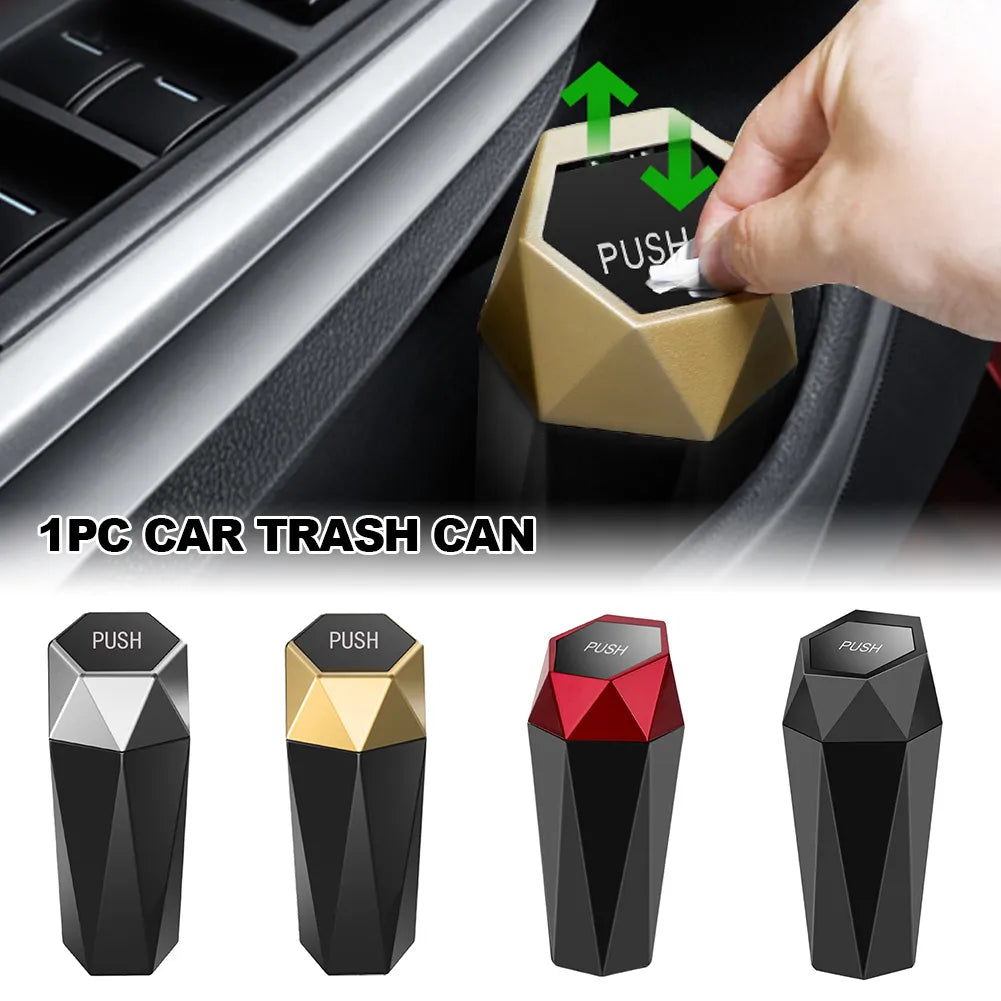 Mini Car Trash Can Portable