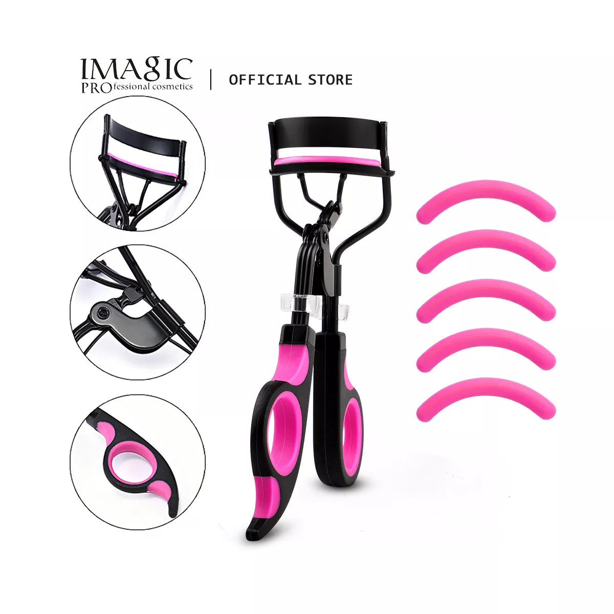 IMAGIC Protable Eyelash Curler With Replacement Pads